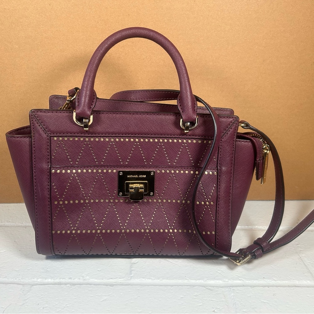 Michael Kors Plum Satchel